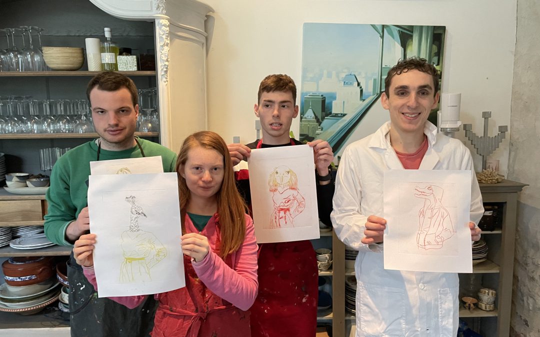 4 mars – Atelier gravure sur tetra pak